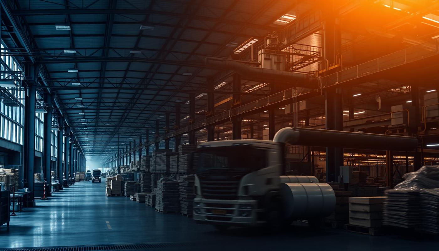 Manufacturing and logistics facility representing the industries served by the firm